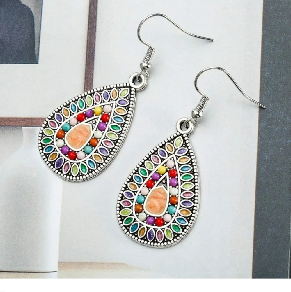 Colorful Bohemian Earrings Set